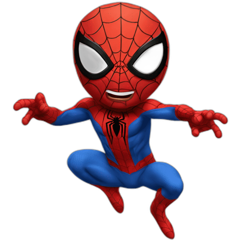 Spiderman hello emoji