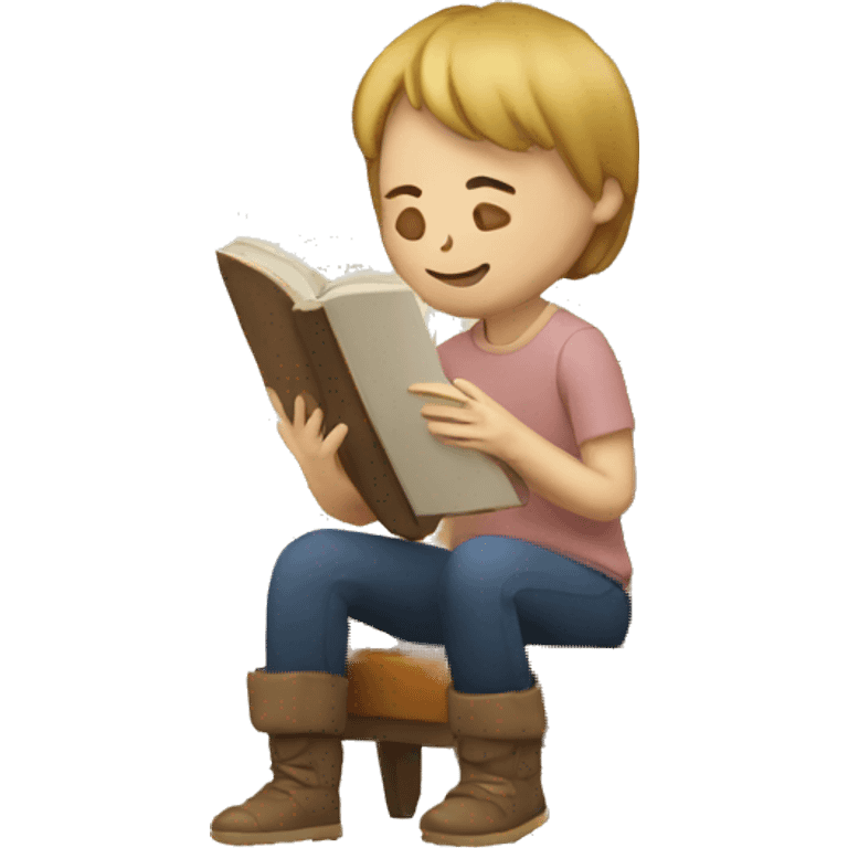 reading a book emoji