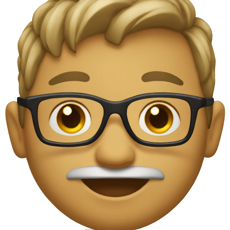 Bébé qui porte des lunettes  emoji