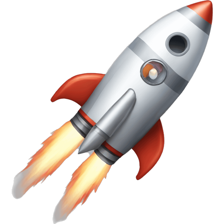 A cool rocket emoji emoji