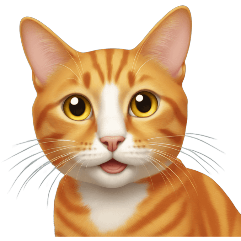 Orange cat  emoji