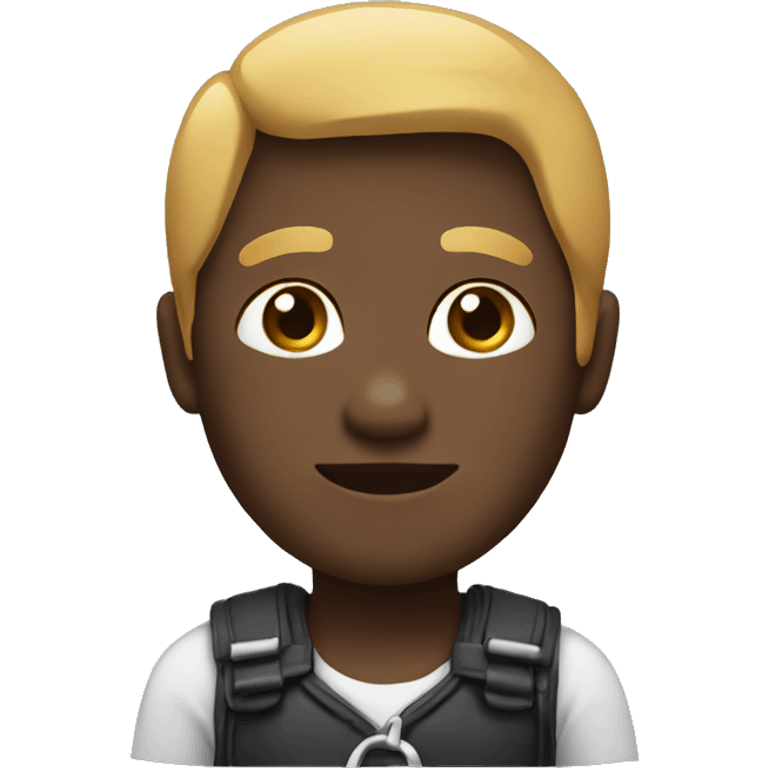 black link emoji with white outline emoji