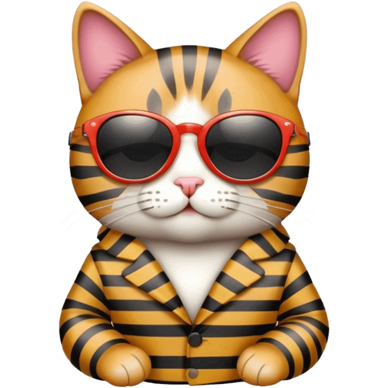 Cat wearing sunglasses emoji