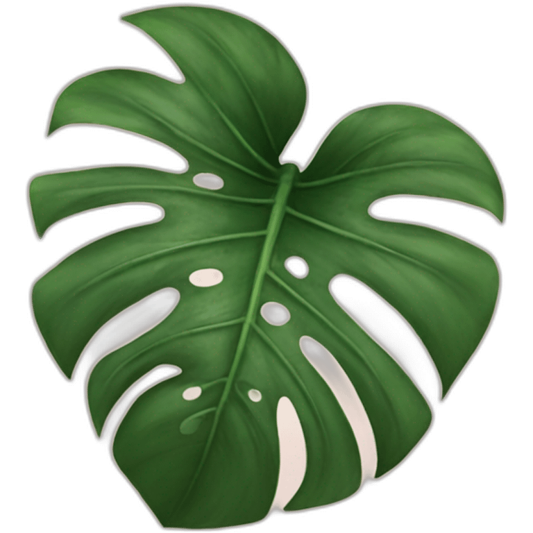 monstera leaf emoji