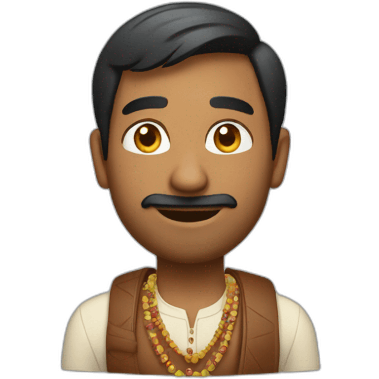 Indian guy with apple vission pro emoji