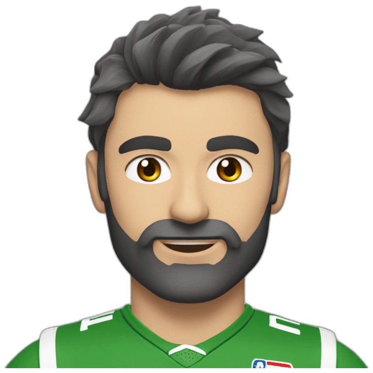 Sylvain scriva chauve barbe emoji