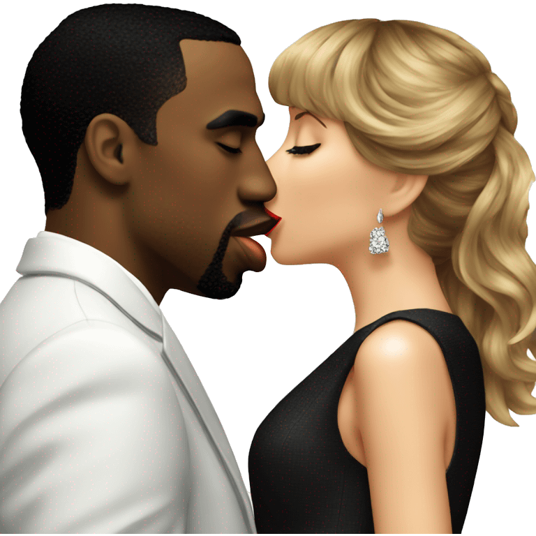 P diddy kissing Taylor swift emoji