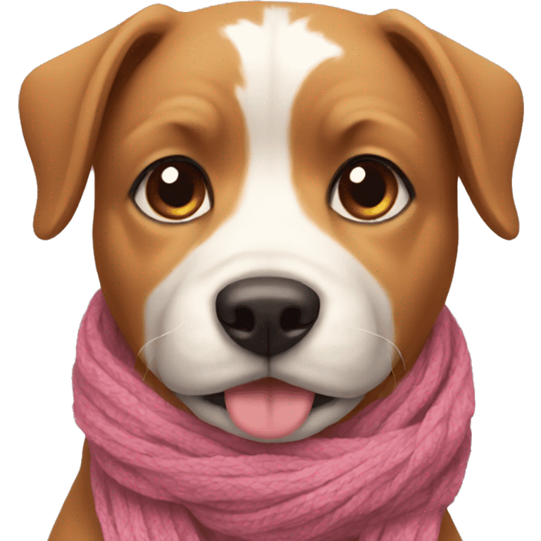 Dog with scarf emoji