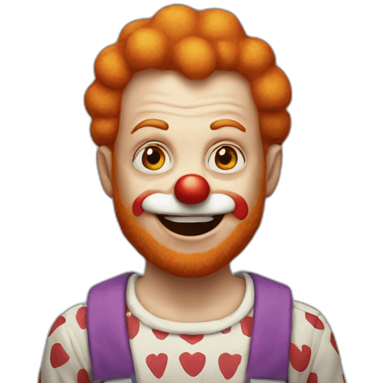 ginger clown emoji