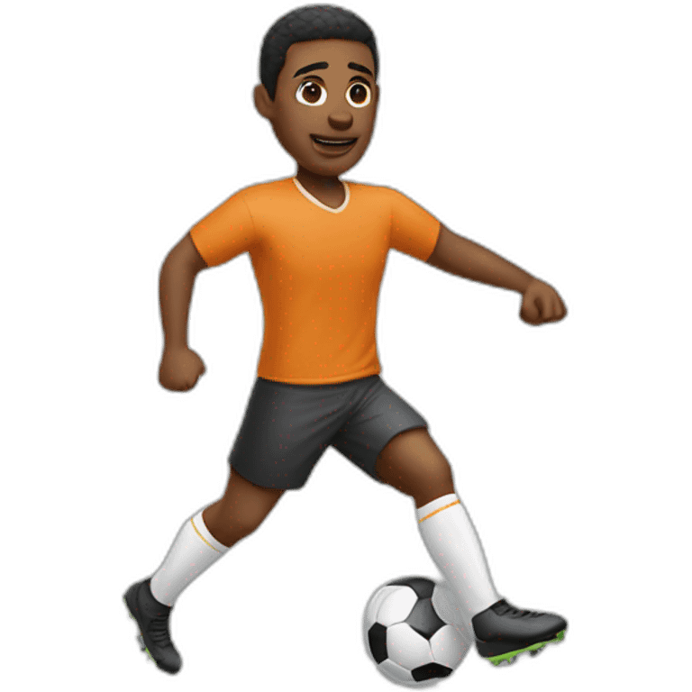 Homme qui joue au foot emoji