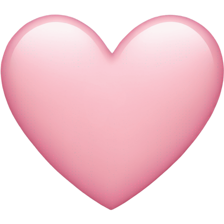 light pink heart emoji