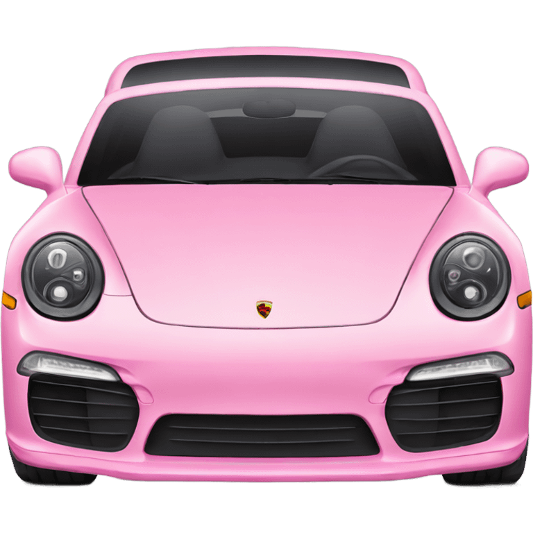 Pink Porsche emoji