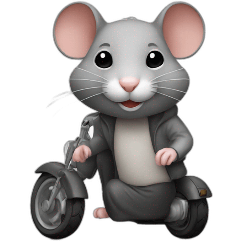 Un rat sur un t max emoji