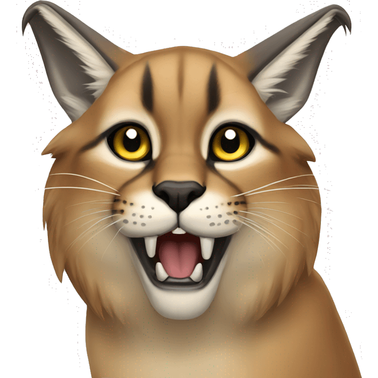 Caracal weeping  emoji