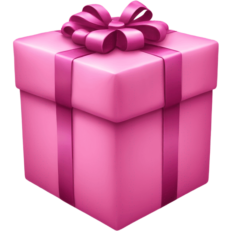 Pink Christmas present emoji