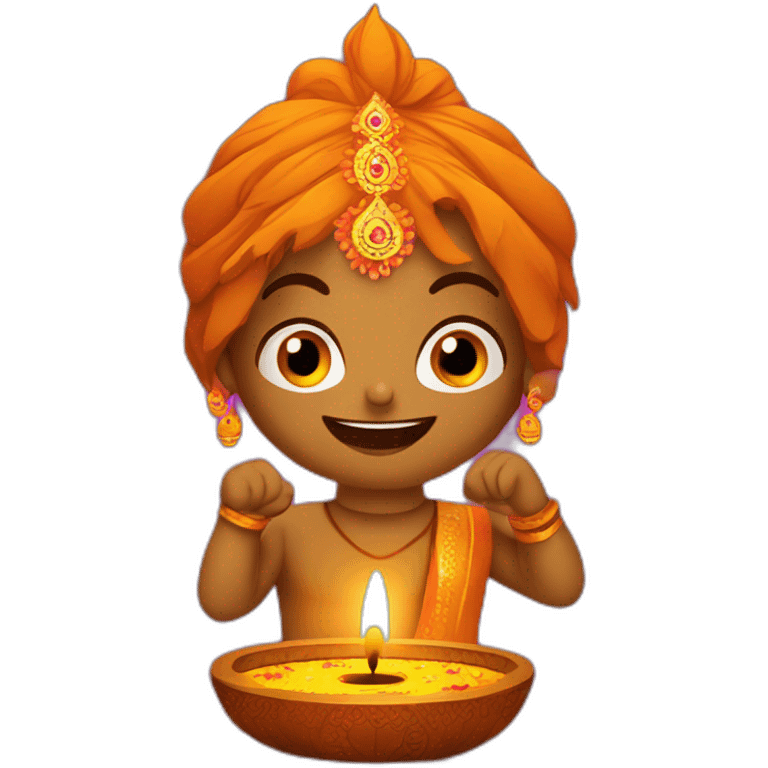 happy diwali wishes by surendra template emoji