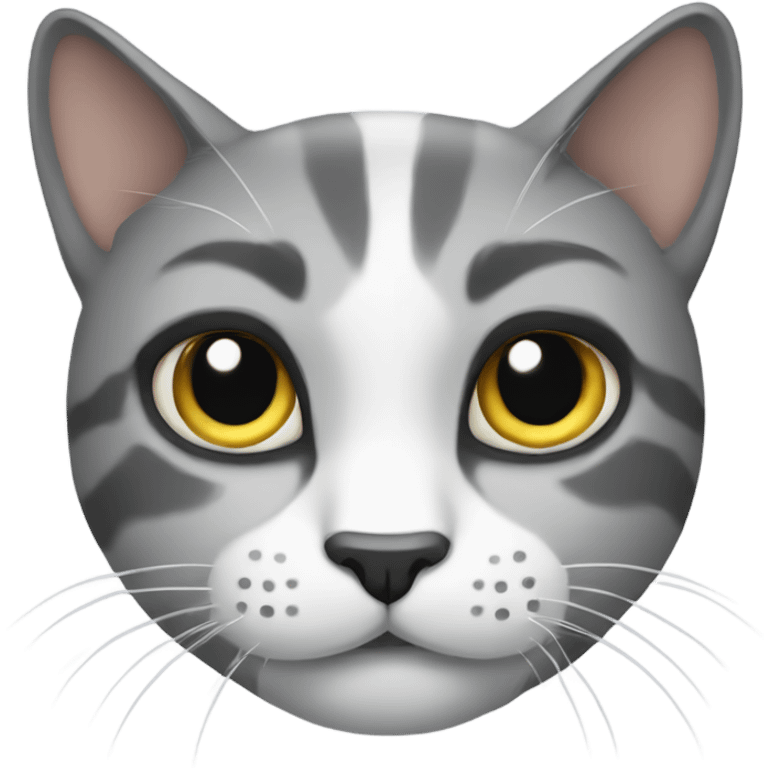 Gato gris  emoji