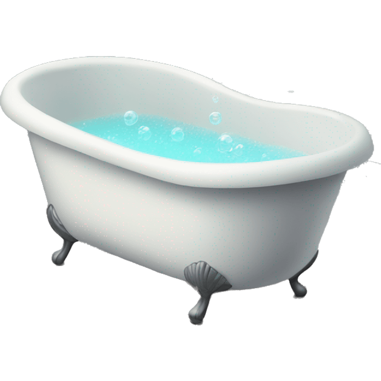 Bathtub with bubbles emoji