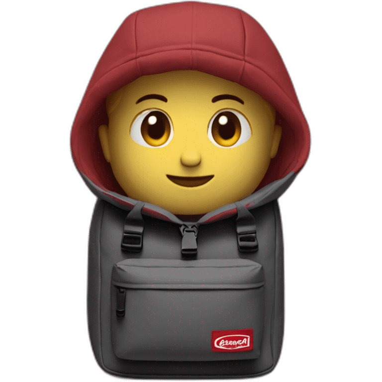 Eastpak rouge emoji