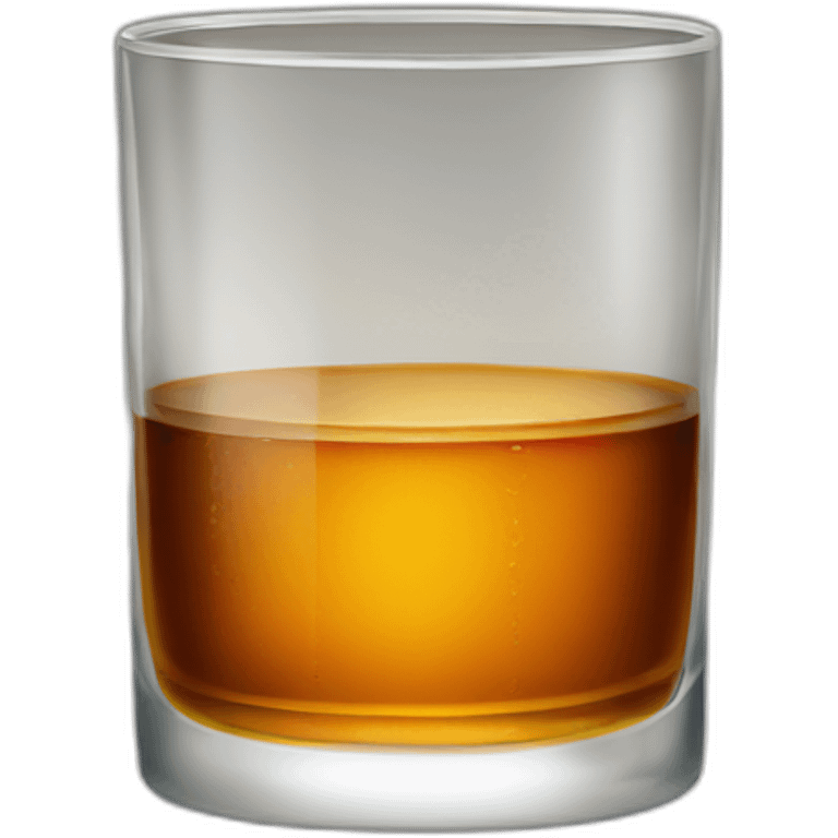 glass of whiskey emoji