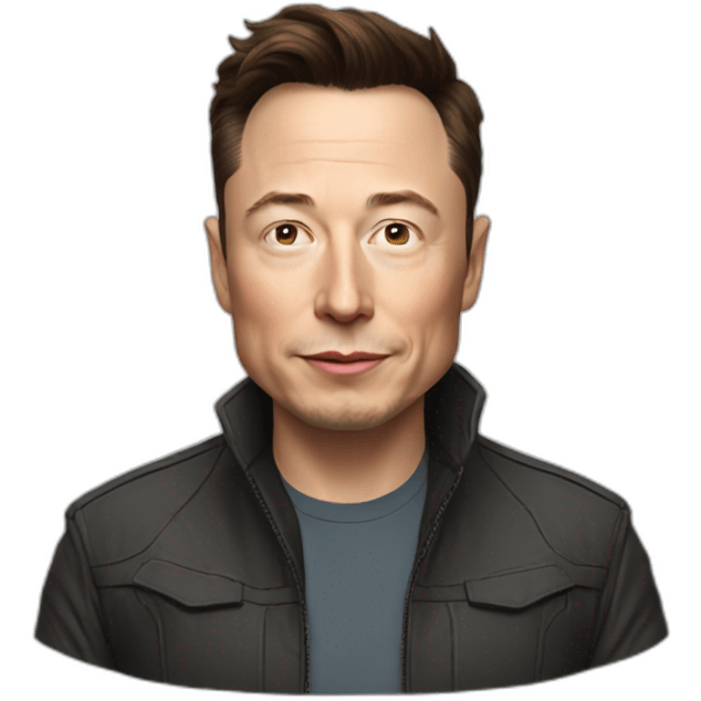 Realistic Elon Musk emoji