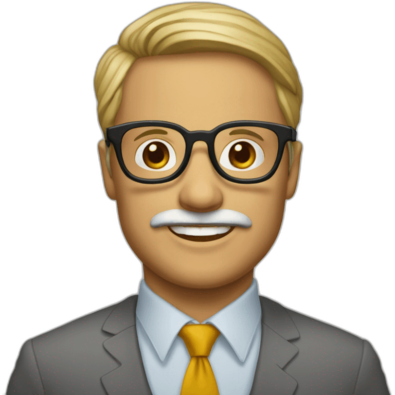 Une huître avec des lunettes emoji