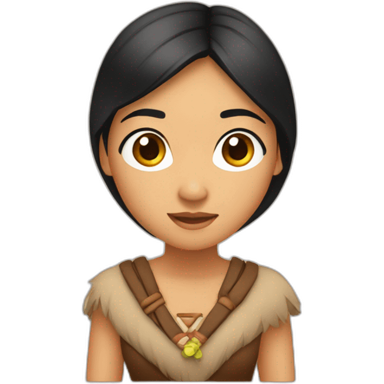 Pocahontas Asian emoji