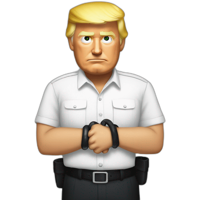 trump-in-handcuffs emoji