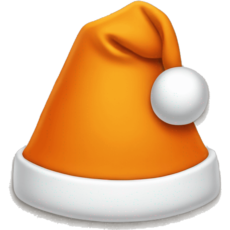 orange santa hat emoji