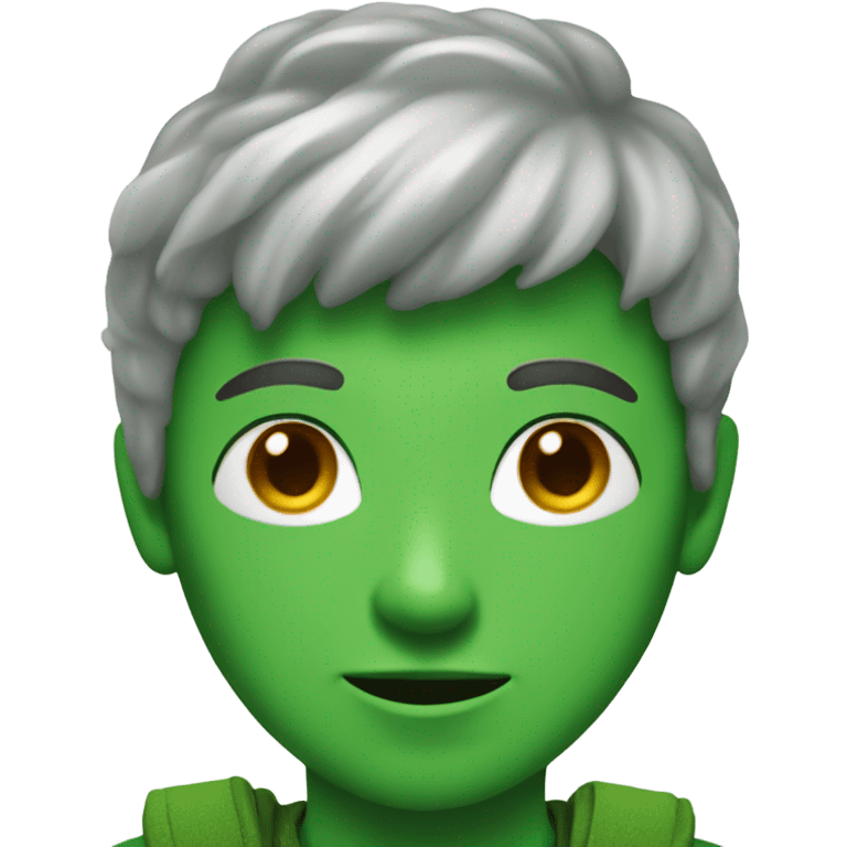 Green person emoji