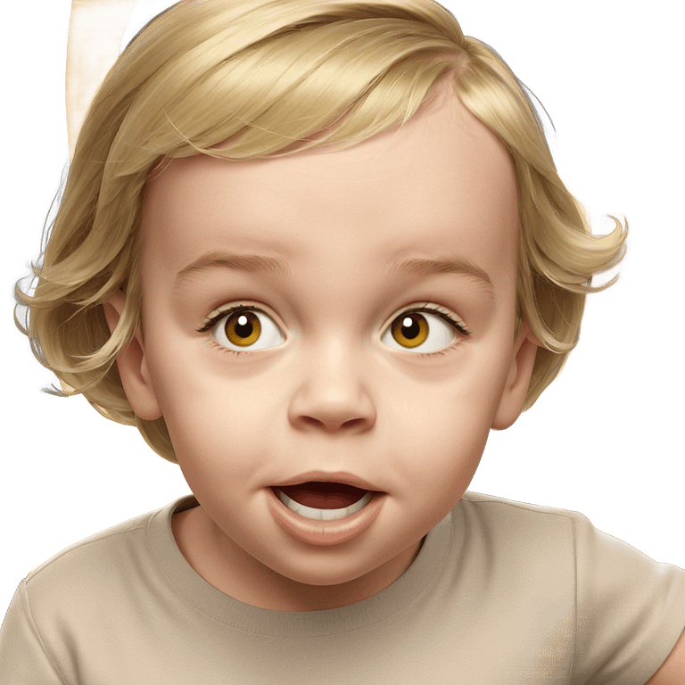 blonde girl portrait parody emoji