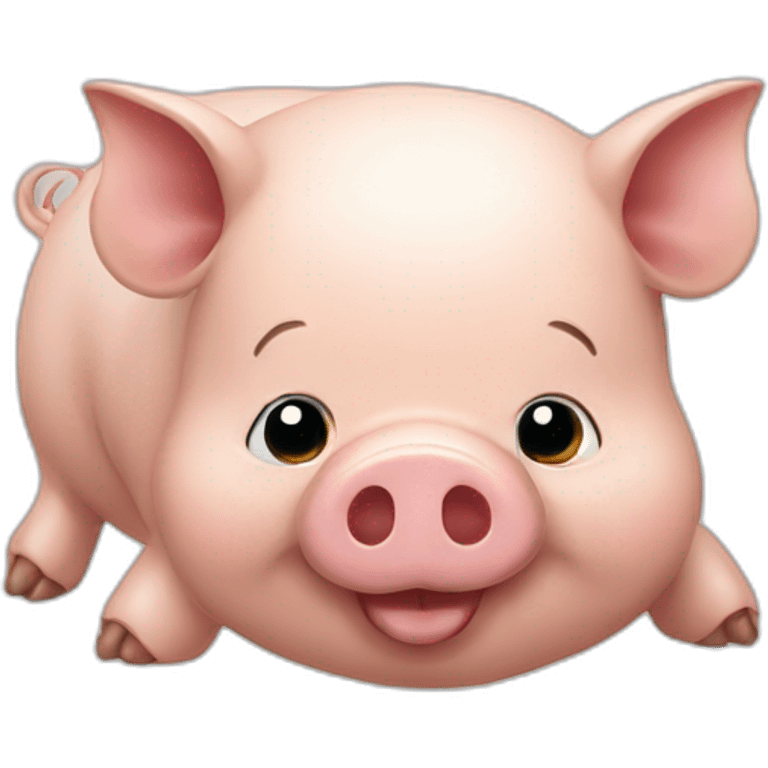 Cochon heureux emoji