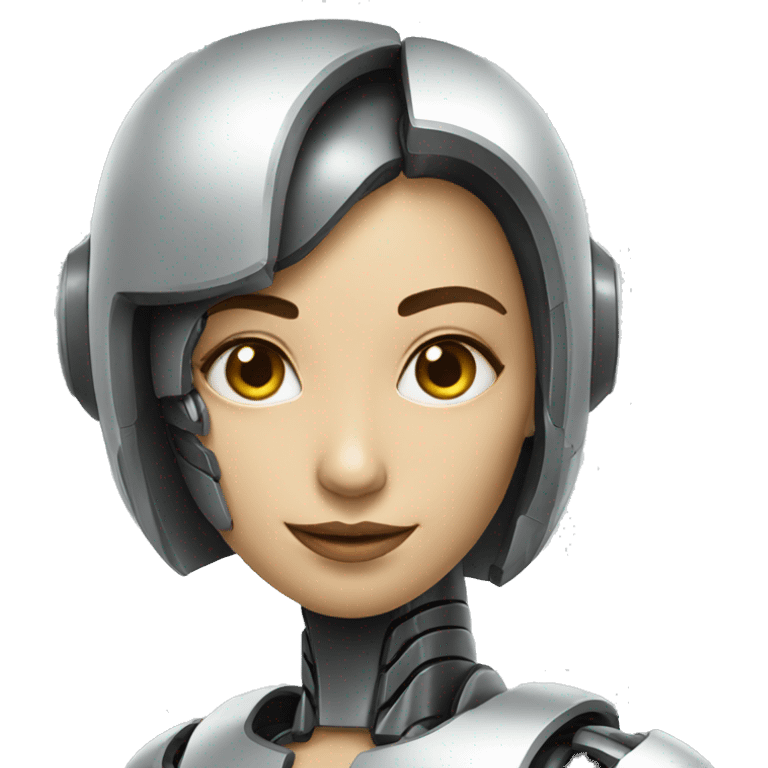 Robot woman posing emoji