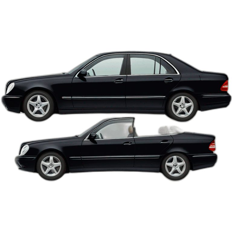 Mercedes w210 2000 side emoji