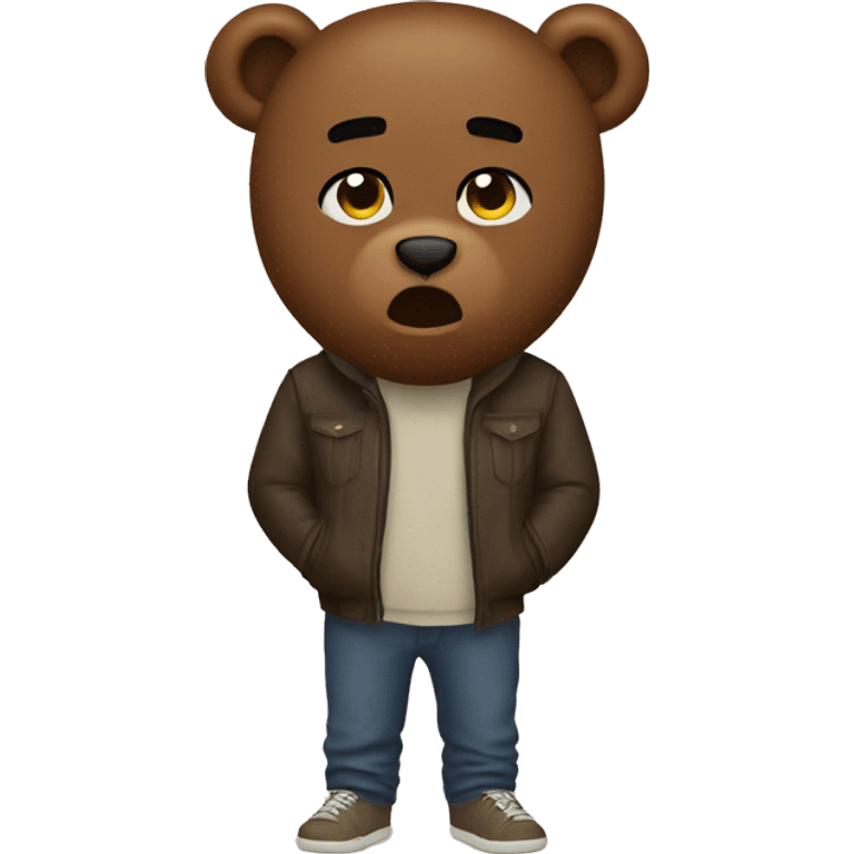 kanye west bear emoji