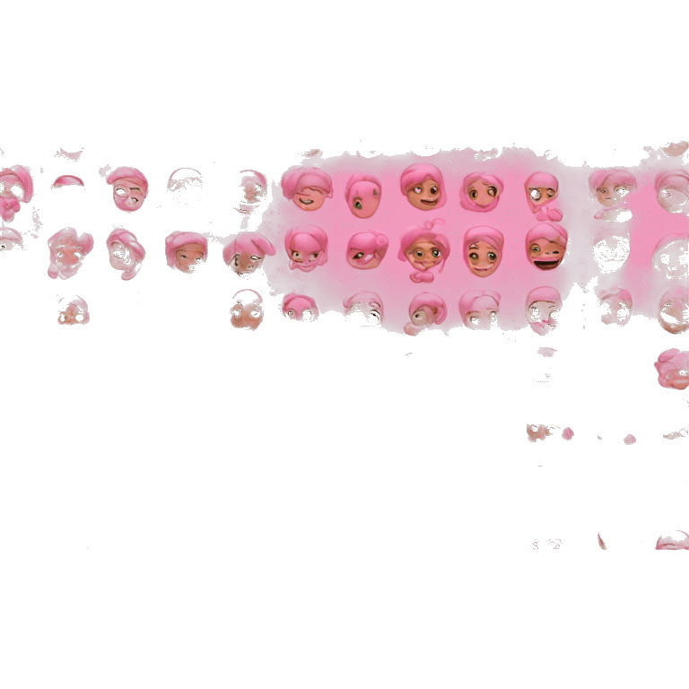 aesthetic pink emojies emoji