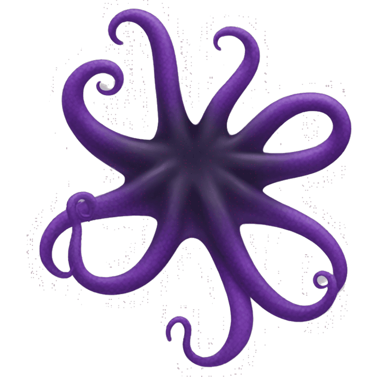 black-purple tentacles emoji