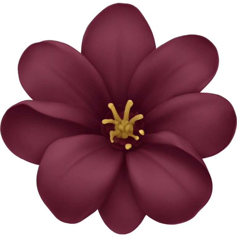 Burgundy flower  emoji