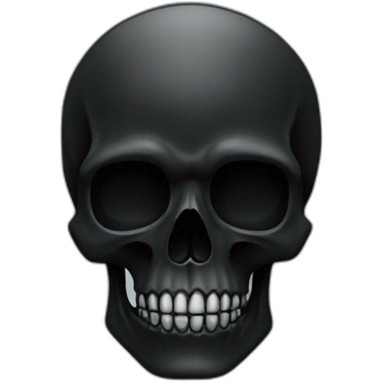 black skull emoji