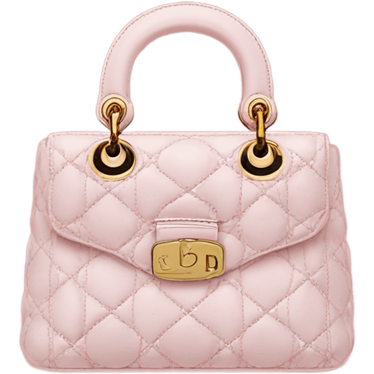 Pink Dior bag emoji