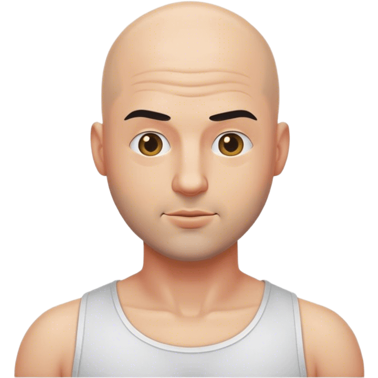 Sexy bald man emoji