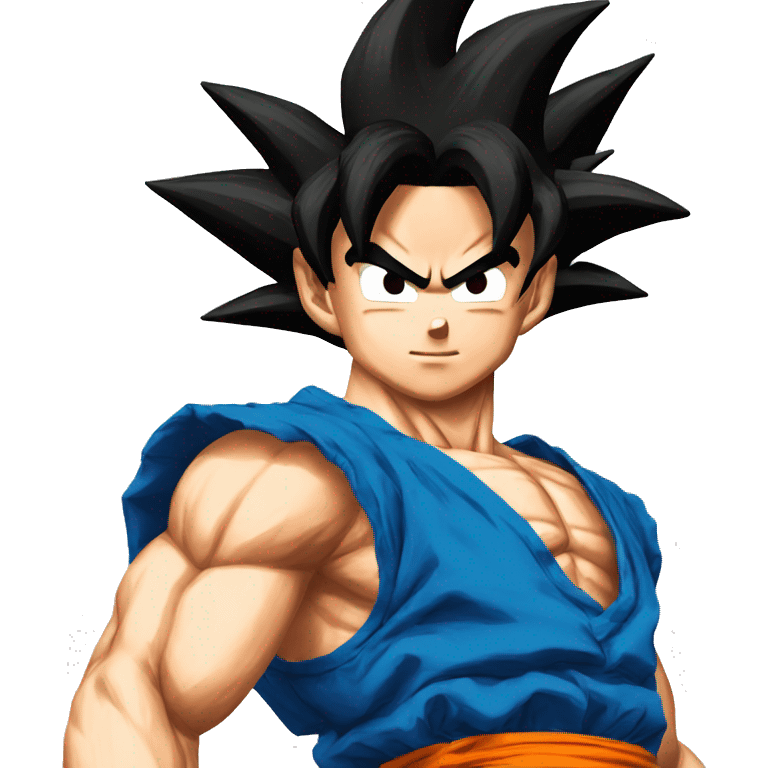 Goku super sayen blue emoji