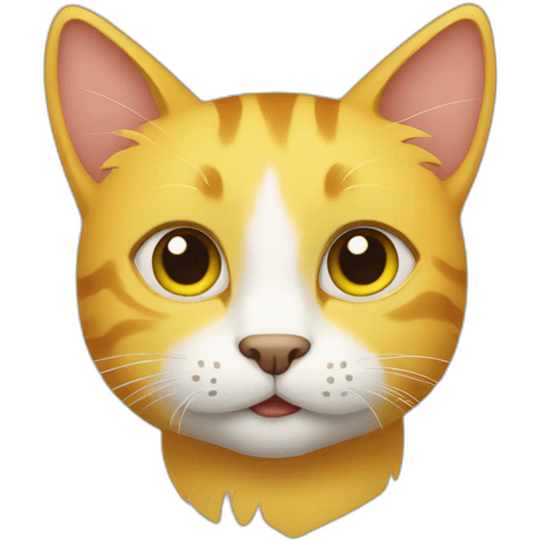 Yellow cat emoji