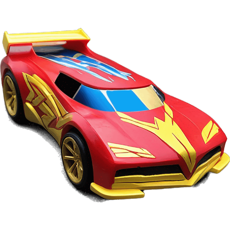 Side view Wonder Woman’s Supercar hot wheels rc car emoji