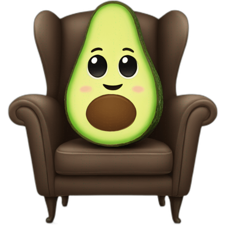 Avocado-armchair emoji