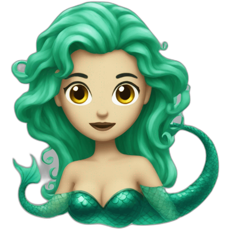 siren evil mermaid emoji