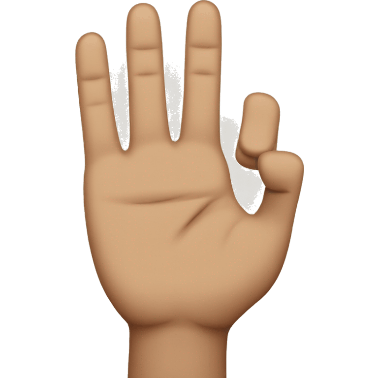 A finger with the saying you but in a Moroccan style emoji