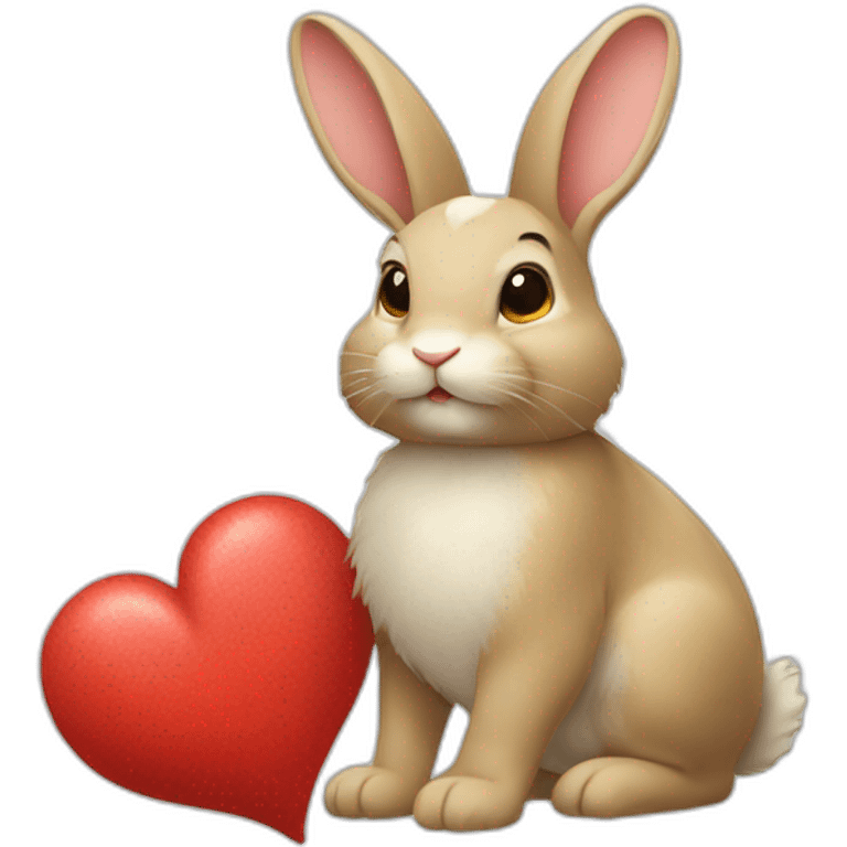 Lapin faisant l amour emoji