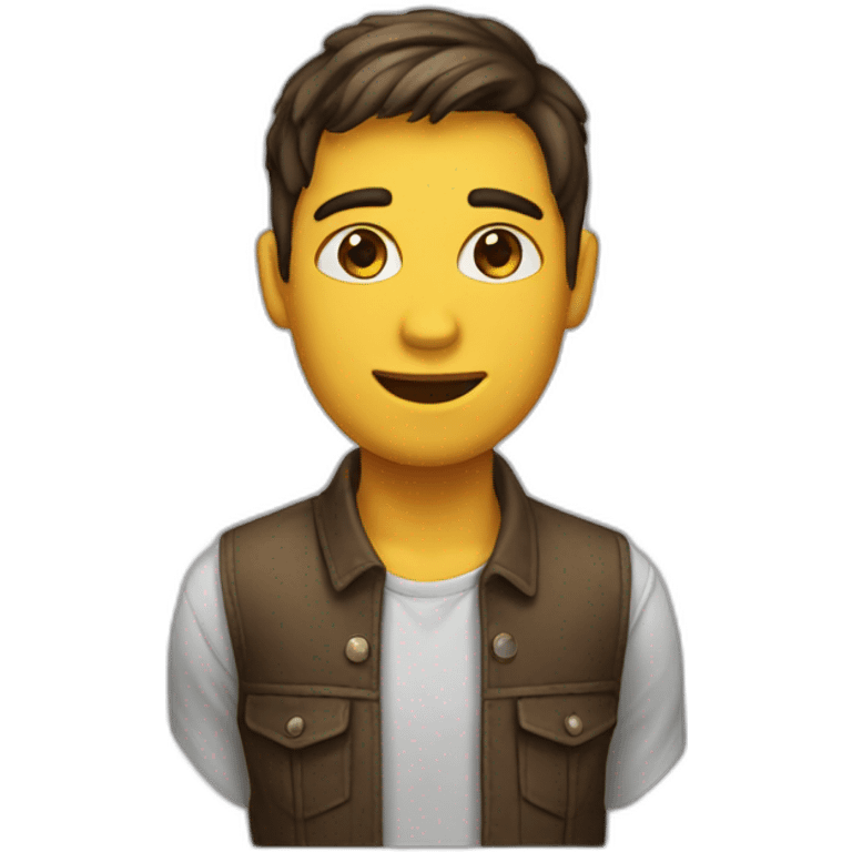 Femme nick un homme emoji