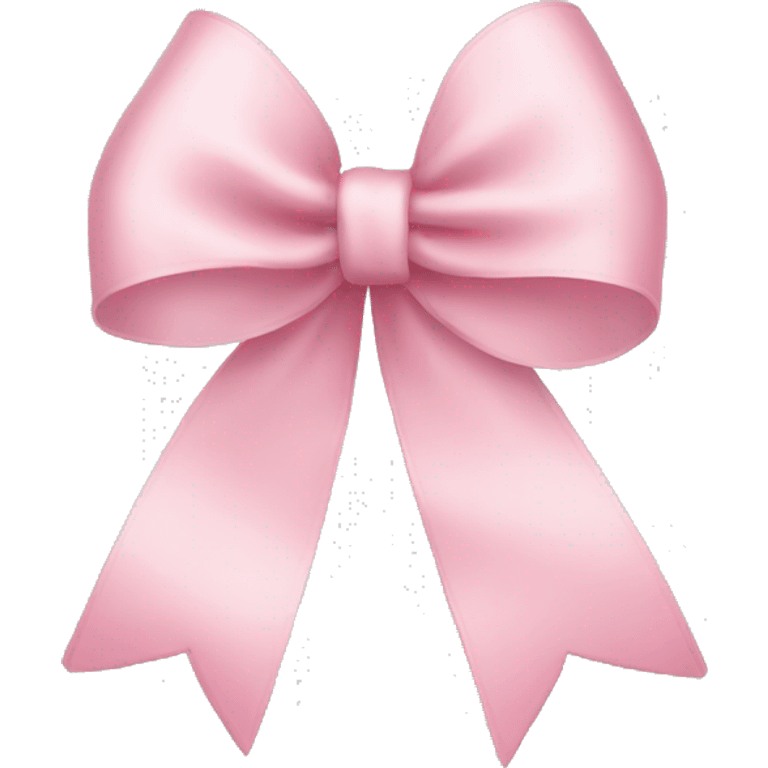 light pink ribbon bow emoji